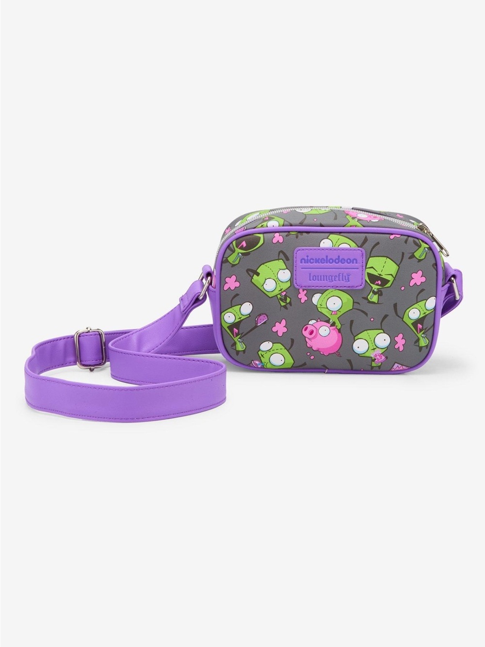 Loungefly Nickelodeon Invader Zim GIR & Pig Crossbody Bag *NEW*
